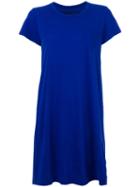 Sacai - Flared Shift Dress - Women - Cotton/polyester/cupro - 1, Blue, Cotton/polyester/cupro