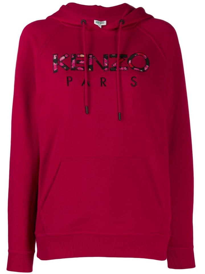 Kenzo Logo Hoodie - Red
