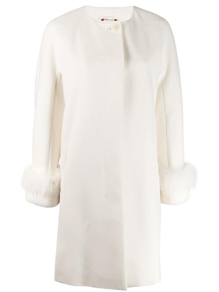 Max Mara Studio Derrik Coat - White