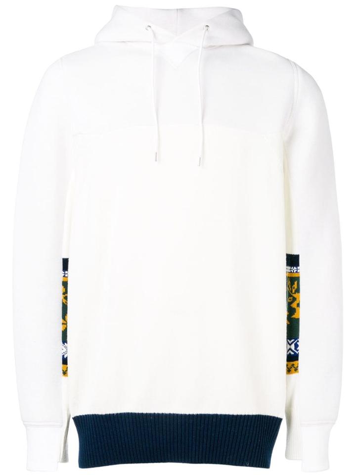 Sacai Hooded Sweatshirt - White