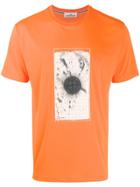 Stone Island Graphic Print T-shirt - Orange