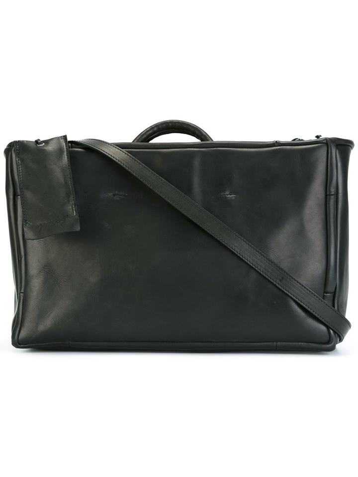 Marsèll - 'smattafondo' Tote - Unisex - Calf Leather - One Size, Black, Calf Leather