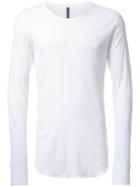 Kazuyuki Kumagai Longsleeved T-shirt, Men's, Size: 1, White, Cotton