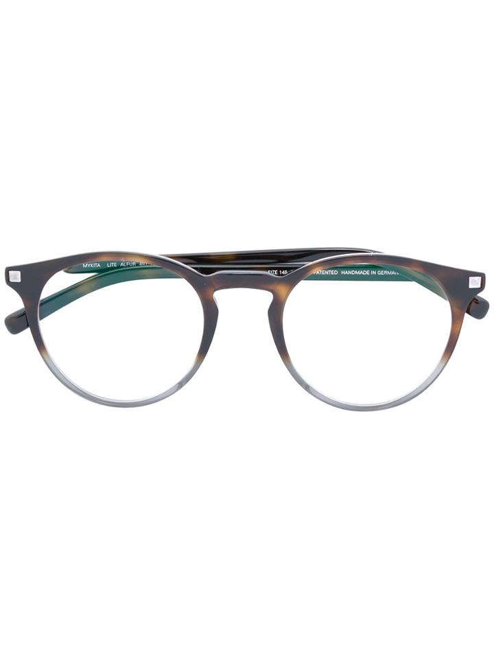 Mykita Faded Tortoiseshell Glasses - Brown