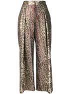 Just Cavalli Leopard Print Trousers - Multicolour
