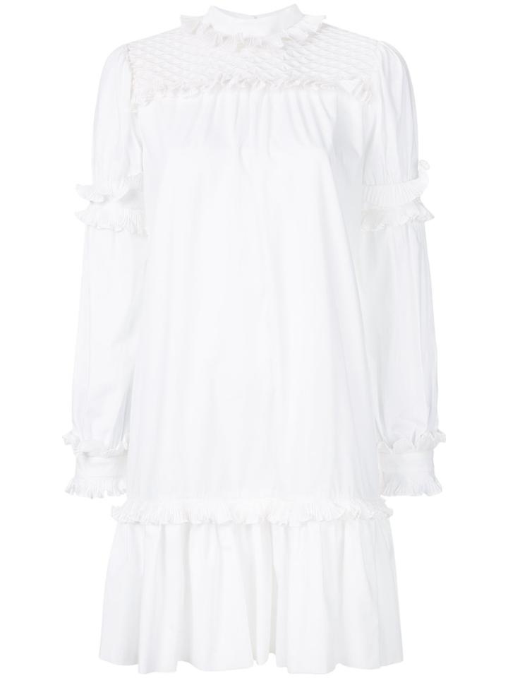 Parlor Flared Day Dress - White