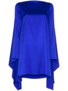 Bernadette Judy Cape-effect Mini Dress - Blue