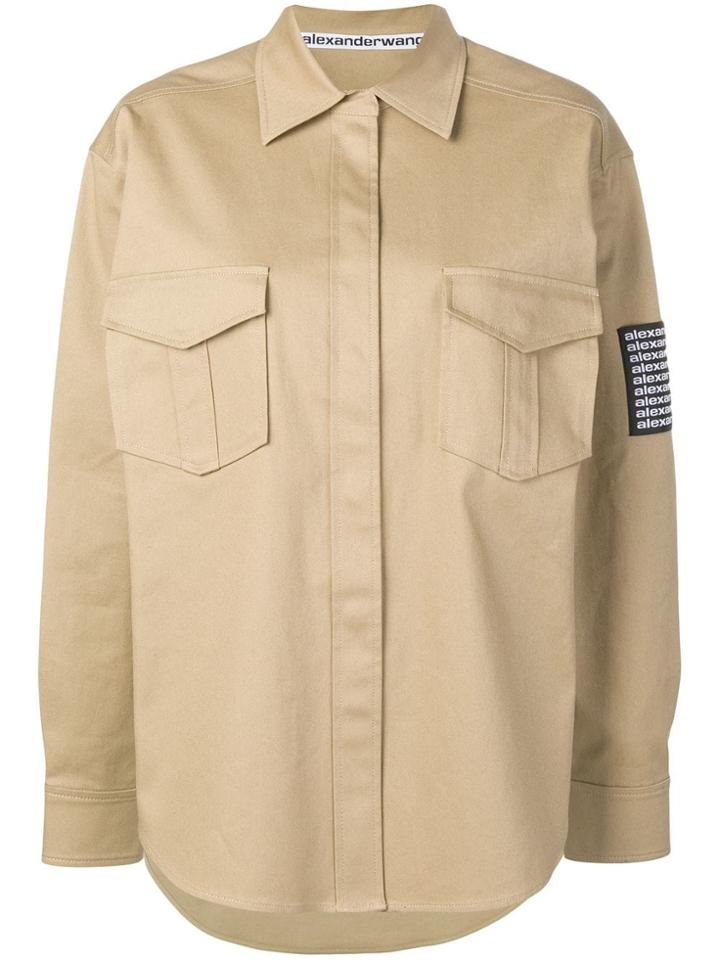 Alexander Wang Chest Pocket Shirt - Neutrals