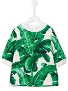 Dolce & Gabbana Kids Banana Leaf Print Sweatshirt, Girl's, Size: 8 Yrs, Green