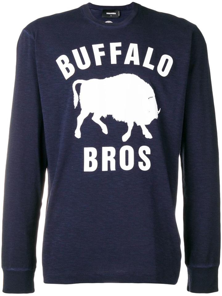 Dsquared2 Buffalo Bros Sweatshirt - Blue