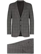 Hugo Hugo Boss Hugo B Novan6/ben2 Chk Suit Gry - Grey