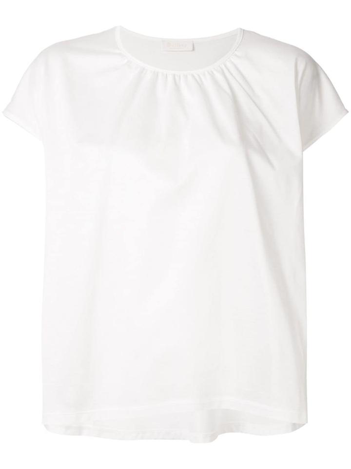Ballsey Short Sleeve Blouse - White