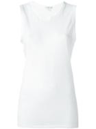 James Perse Elongated Tank Top, Women's, Size: 3, White, Cotton