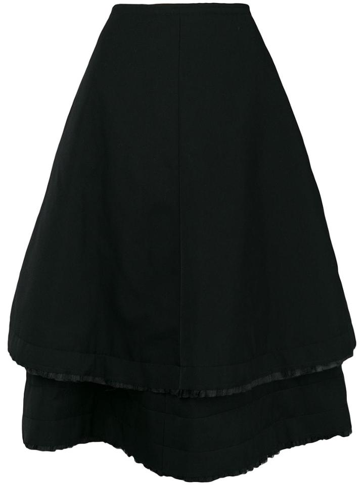 Comme Des Garçons Layered Skirt - Black