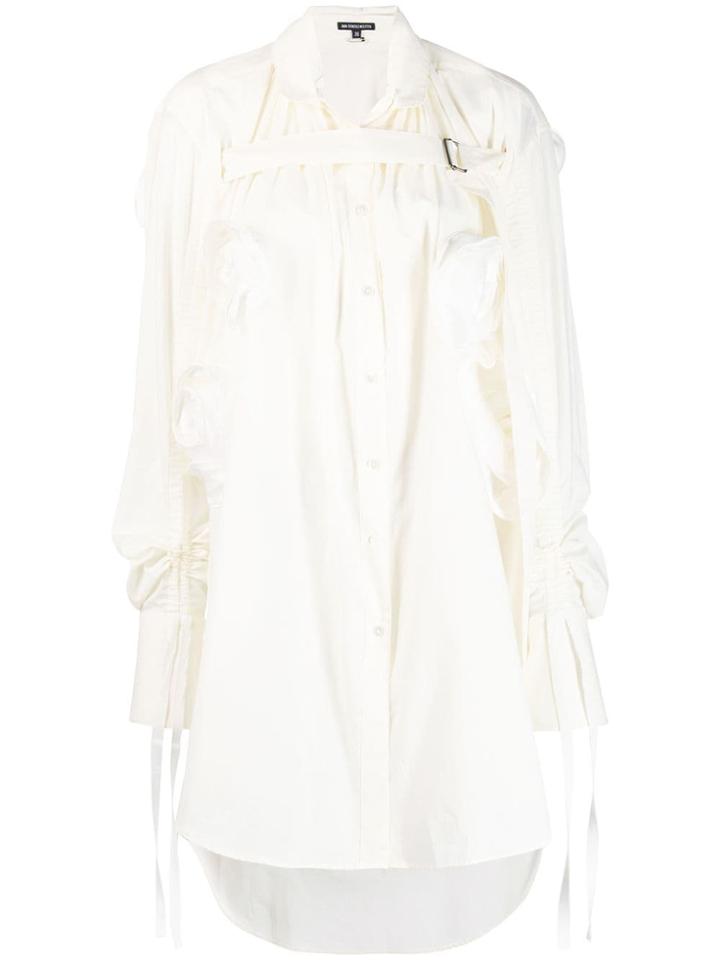 Ann Demeulemeester Oversized Deconstructed Shirt - Neutrals