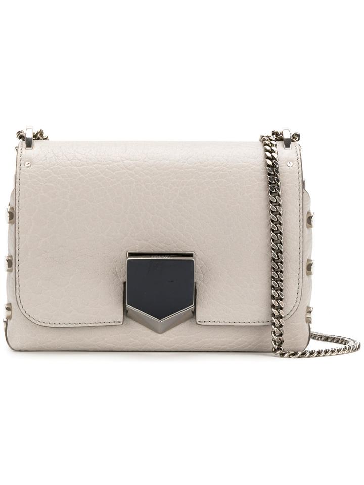 Jimmy Choo Lockett Petite Shoulder Bag - Grey