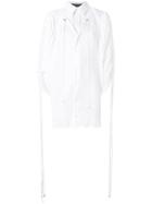 Y / Project Oversized Plissé Shirt - White