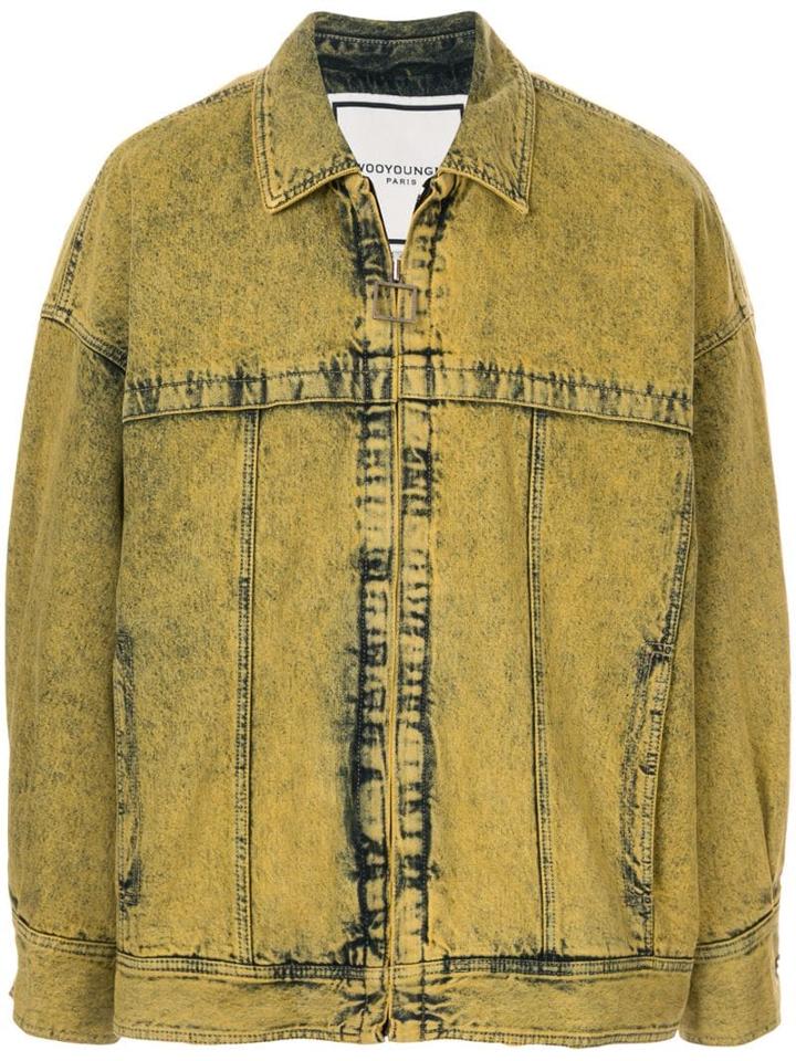 Wooyoungmi Oversized Denim Jacket - Yellow