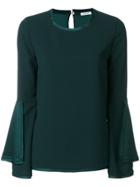 P.a.r.o.s.h. Bell Sleeve Top - Green