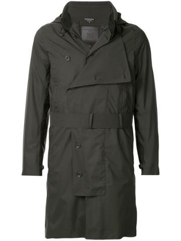 Norwegian Rain Double-breasted Military Coats - Black