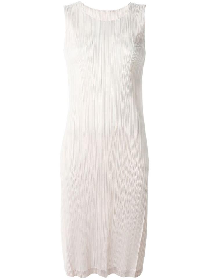 Pleats Please By Issey Miyake Pleated Tank Dress