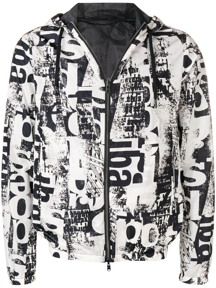 Herno Two-tone Bomber Jacket - Neutrals