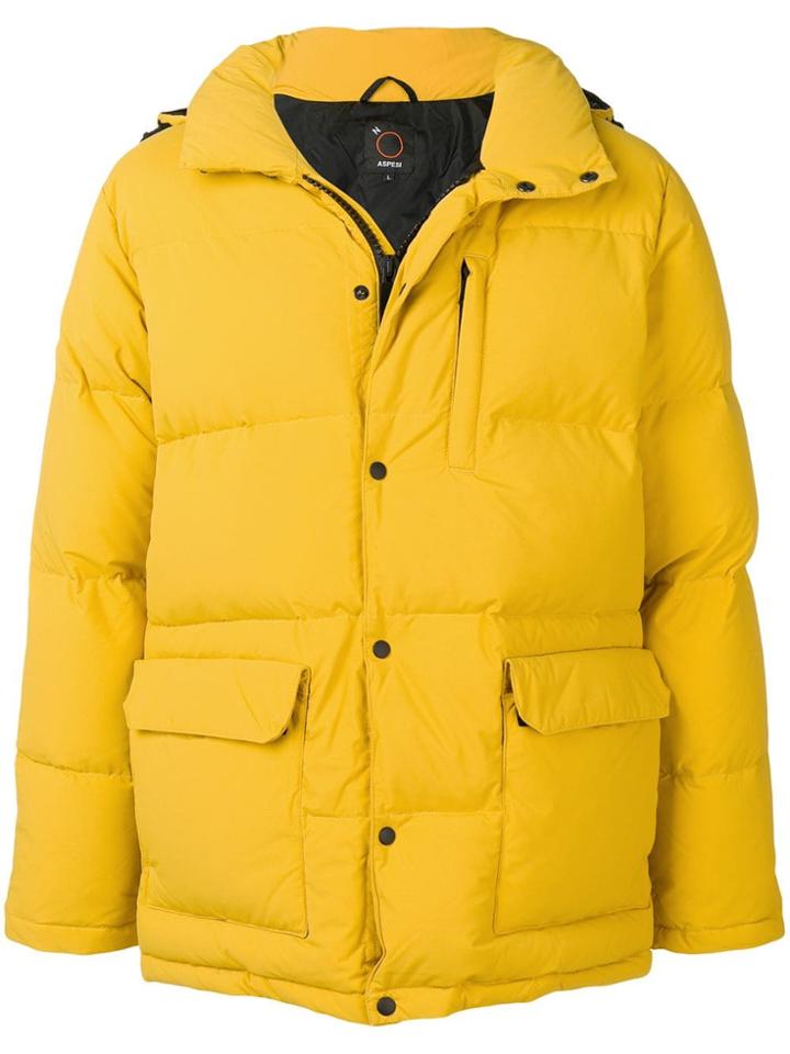 Aspesi Padded Coat - Yellow & Orange