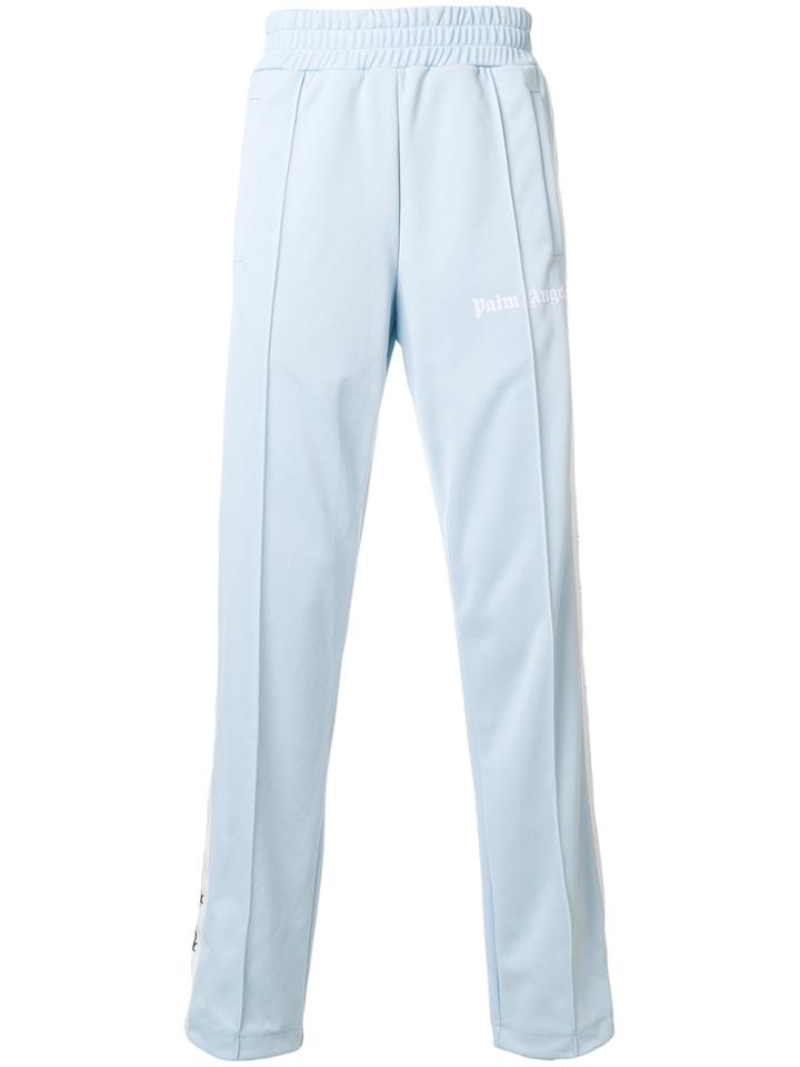 Palm Angels Barbwire-print Track Pants - Blue
