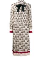Philosophy Di Lorenzo Serafini Pleated Shirt Dress, Women's, Size: 42, Silk/nylon