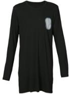 11 By Boris Bidjan Saberi Blur Print Longsleeved T-shirt - Black