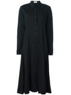 Lemaire Tapered Sleeve Shirt Dress - Black