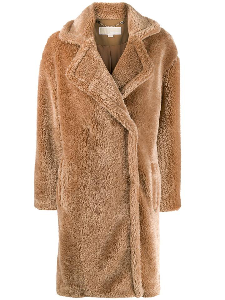 Michael Michael Kors Oversized Coat - Brown