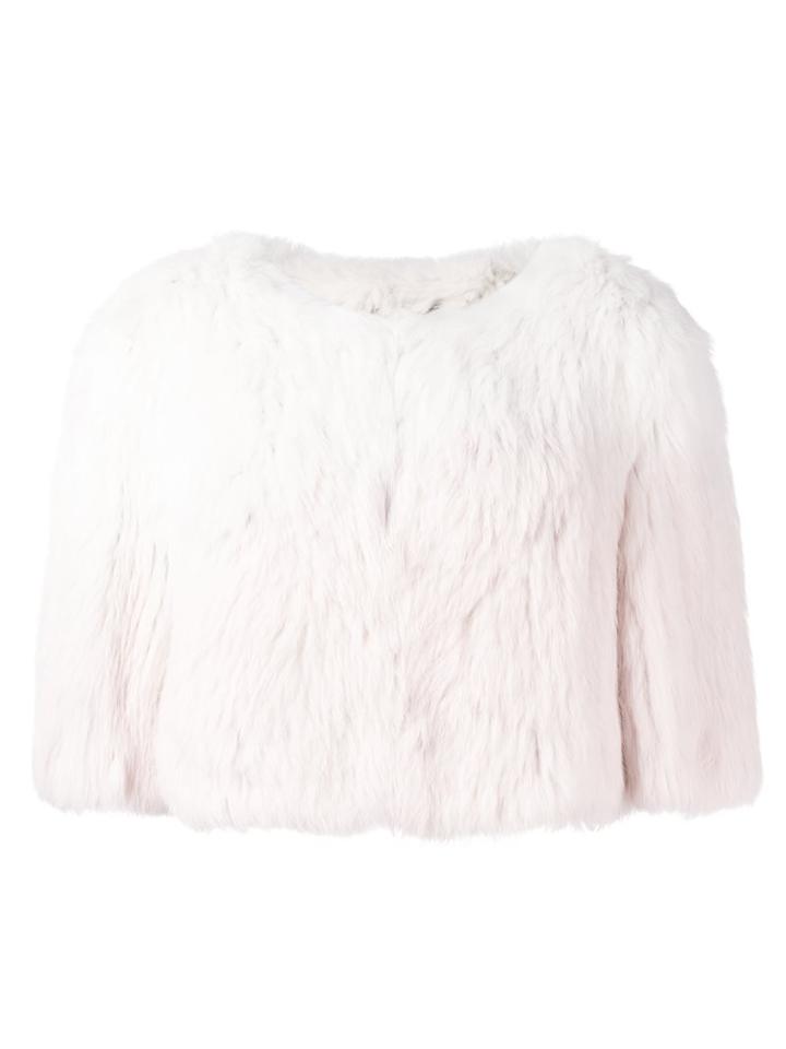 Yves Salomon Tonal Cropped Jacket