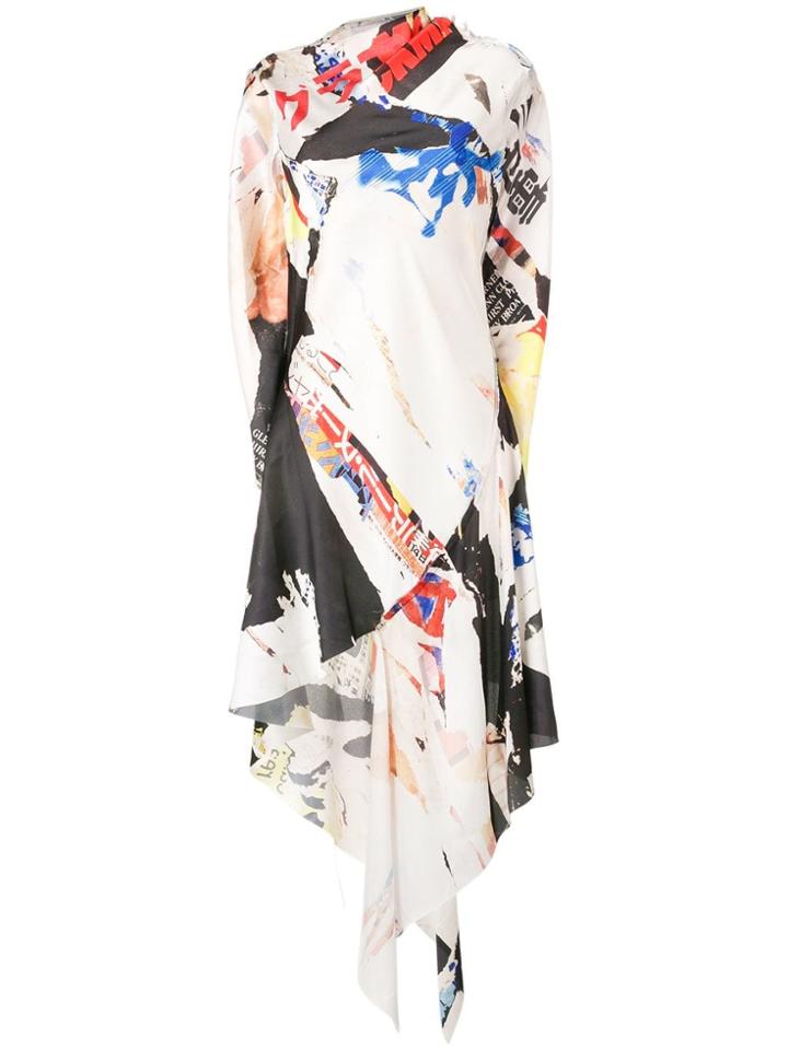 Marques'almeida Spyral Long Sleeve Dress - Black