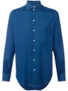 Plain Shirt - Men - Cotton - Xs, Blue, Cotton, Loro Piana