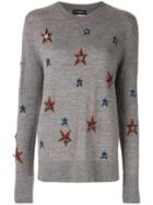 Chanel Pre-owned Star Motif Jumper - Grey