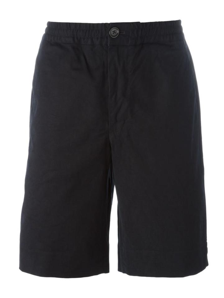 Ps Paul Smith Bermuda Shorts, Men's, Size: 30, Black, Cotton/spandex/elastane