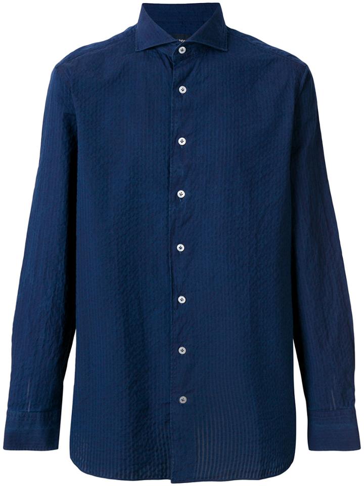 Lardini Long-sleeve Shirt - Blue