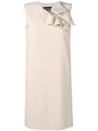 Boutique Moschino Midi Shift Dress - Brown