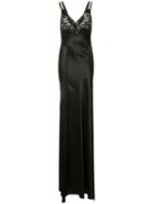 Givenchy Lace Cocktail Dress, Women's, Size: 38, Black, Silk