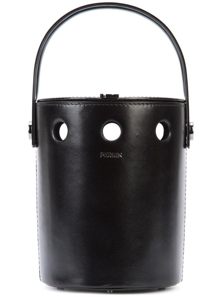 Perrin Paris Basket Tote Bag - Black