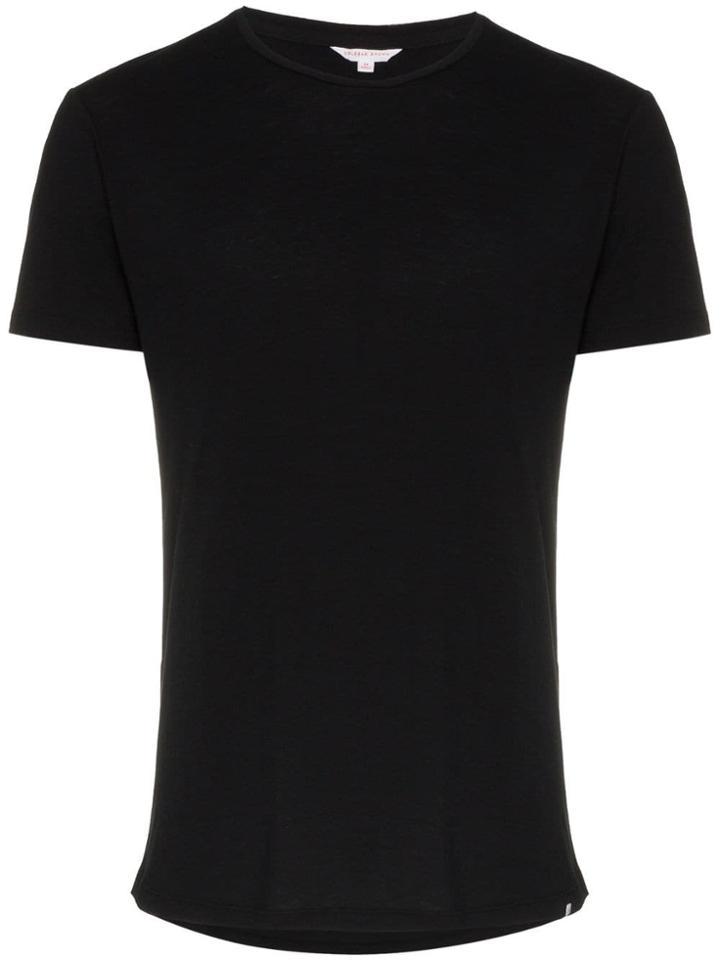 Orlebar Brown Ob Crw Ss Tee Blk - Black