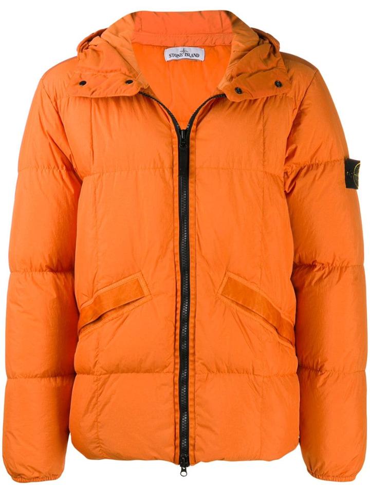 Stone Island Regular Padded Jacket - Orange