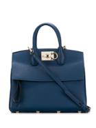 Salvatore Ferragamo Studio Tote - Blue