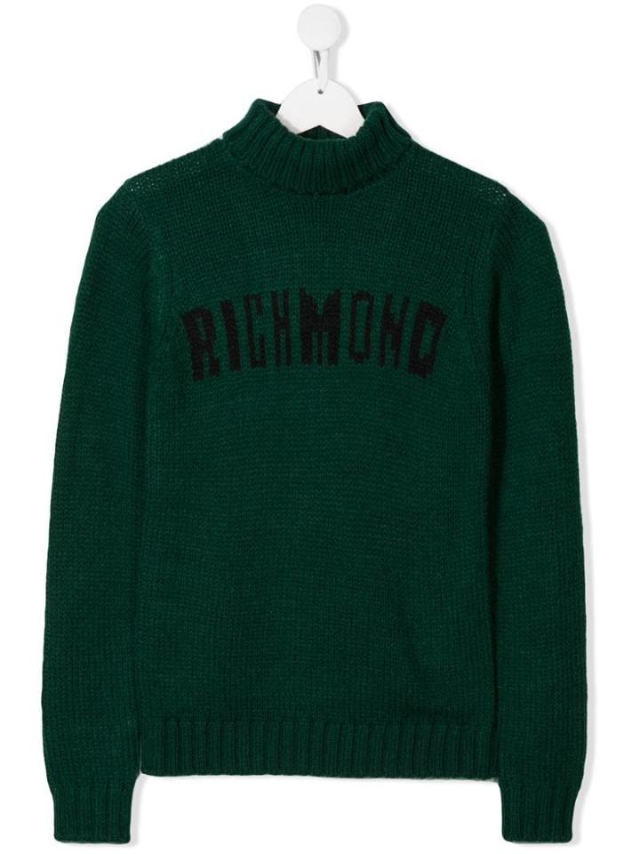 John Richmond Junior Knitted Jumper - Green