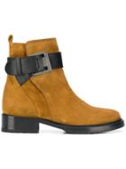Lanvin Buckle Ankle Boots - Brown
