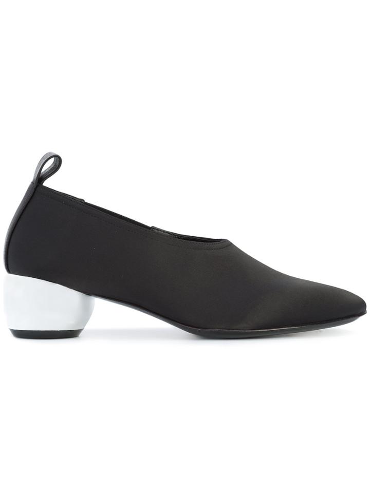 Opening Ceremony Metallic Heeled Pumps - Black