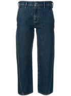 Levi's: Made & Crafted Cropped Field Jeans - Blue