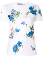 Sport Max Code Marco Floral Print T-shirt - White