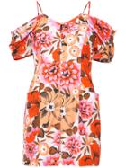 Alice Mccall Floral Print Dress - Red